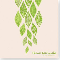 Servítky Econatural THINK NATURAL 1/8 38x38cm, 2 vr., 2400ks/krt.